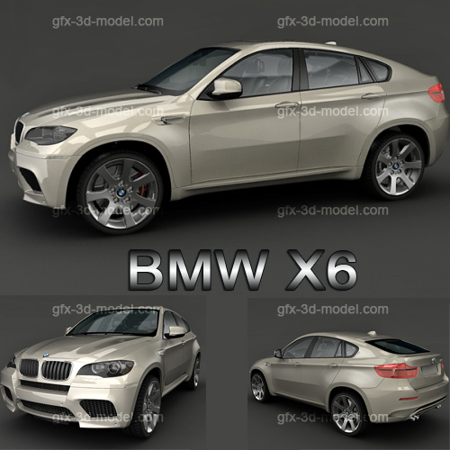 3dSkyHost: BMW X6 3d  car model