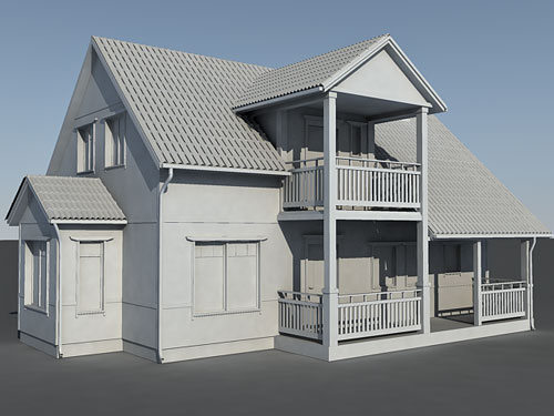 Image result for house 3d model