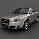 Audi A4 sedan 3d model