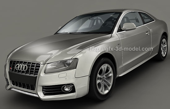 3dSkyHost: Audi S5 3d model