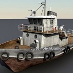 TugBoat 3d model