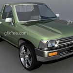 Toyota Hilux truck 3d model