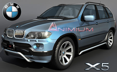 3dSkyHost: BMW X5 3d model