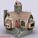 Medieval house 3d model