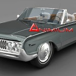 Mercury Park Lane 1964 3d model