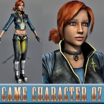 3D female character 