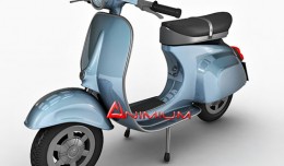 vespa scooter 3d model