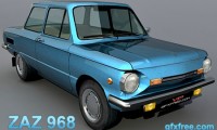 zaz 968 3d model