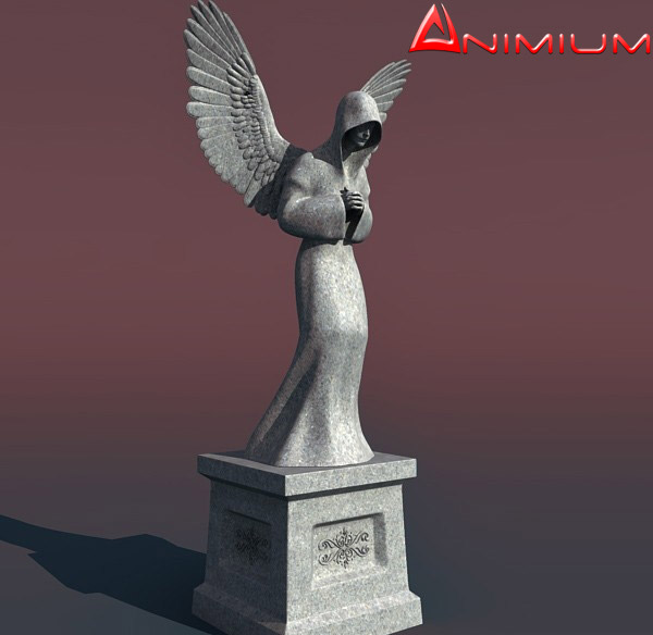 Angel statue 3d model