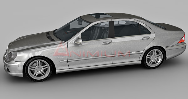 3dSkyHost: Mercedes Benz S65 AMG 3d model
