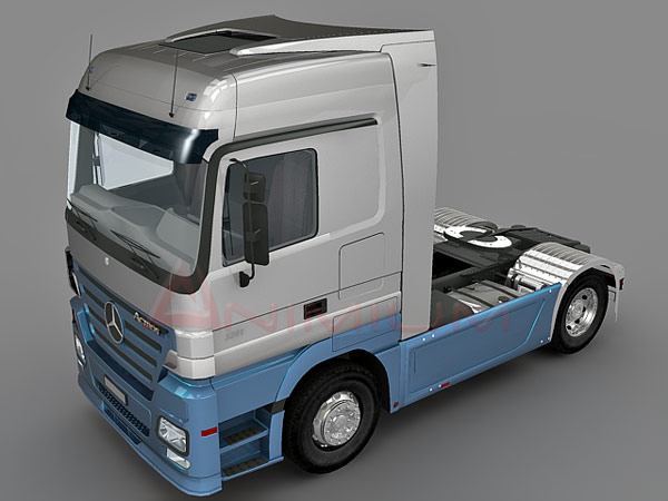 3dSkyHost: Benz Actros truck 3d model