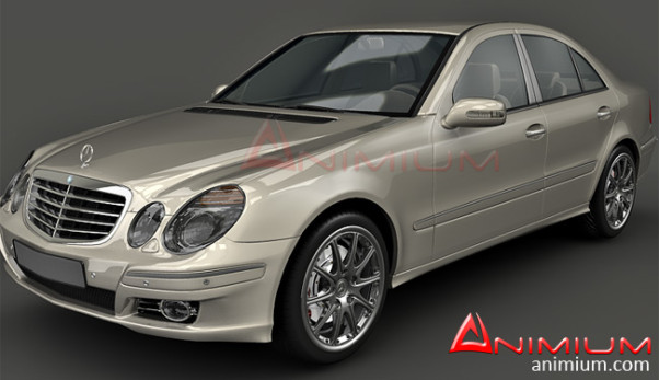 3dSkyHost: Mercedes Benz E-Class W211 3d model