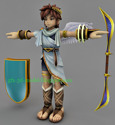 Game Character 3d Model