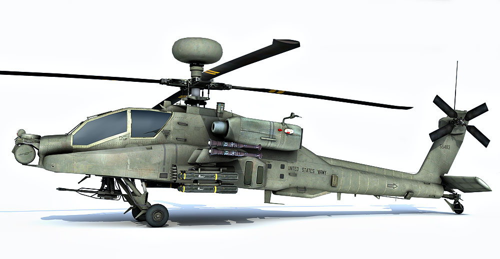 AH-64 Apache Longbow 3d model